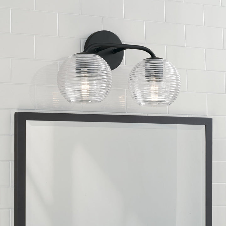 Capital Dolan 149921MB-544 Bath Vanity Light 16 in. wide - Matte Black