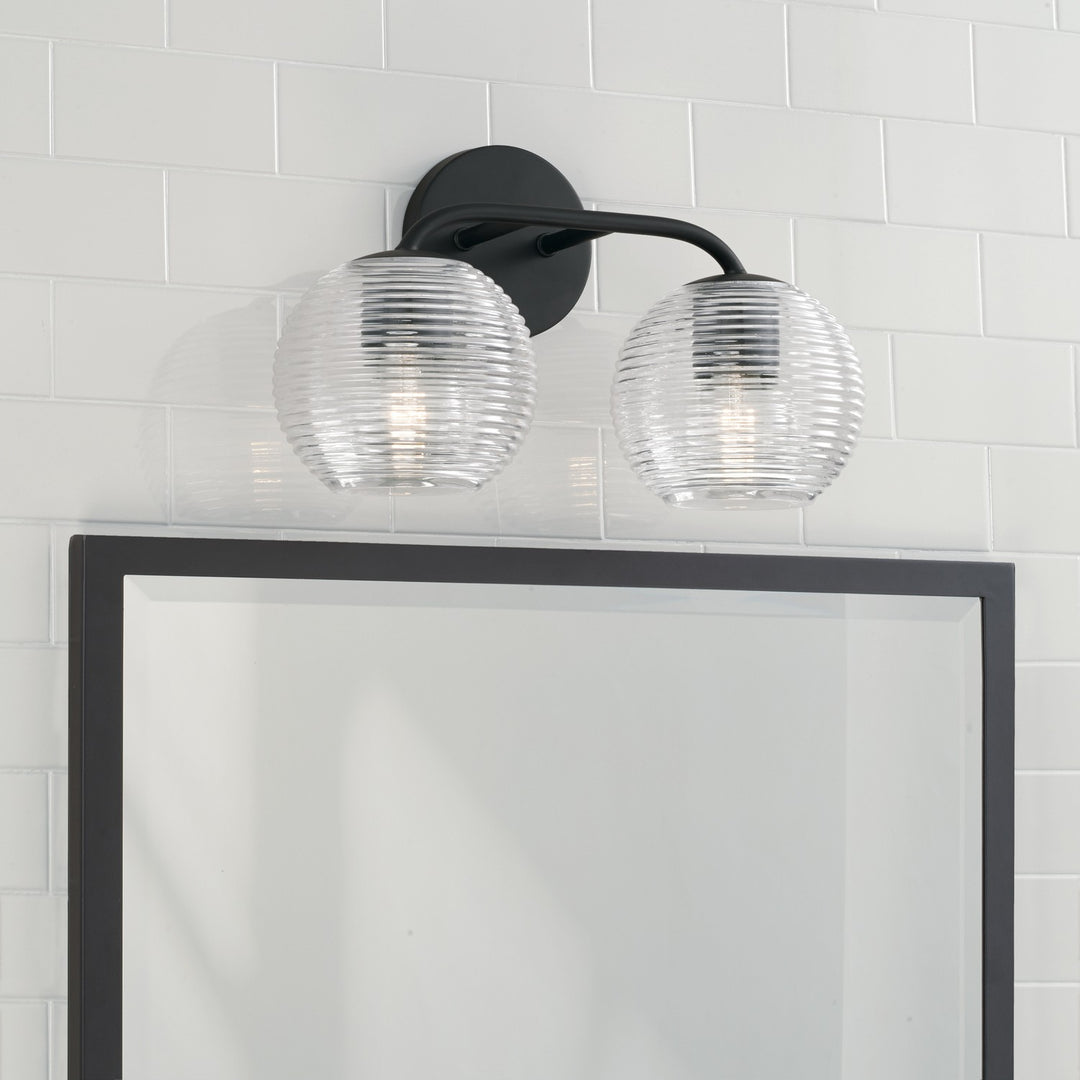 Capital Dolan 149921MB-544 Bath Vanity Light 16 in. wide - Matte Black