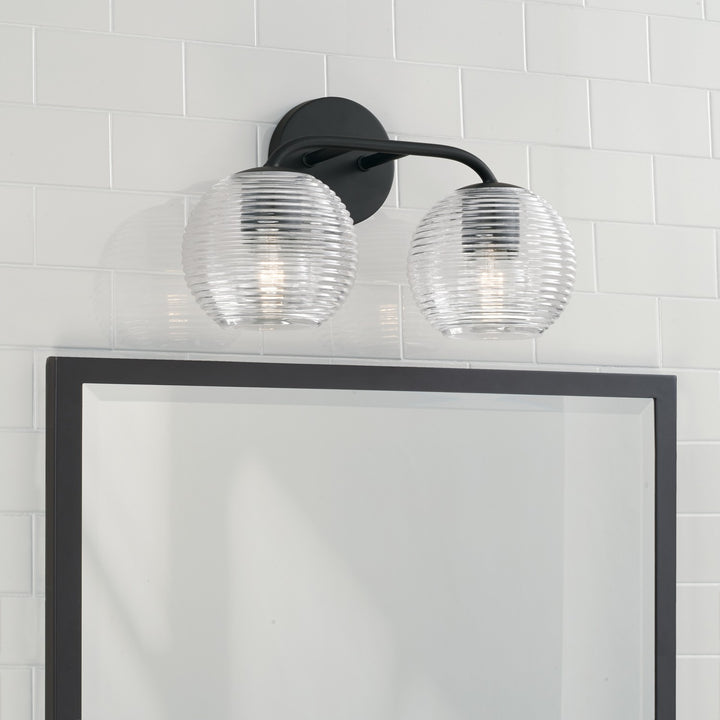 Capital Dolan 149921MB-544 Bath Vanity Light 16 in. wide - Matte Black