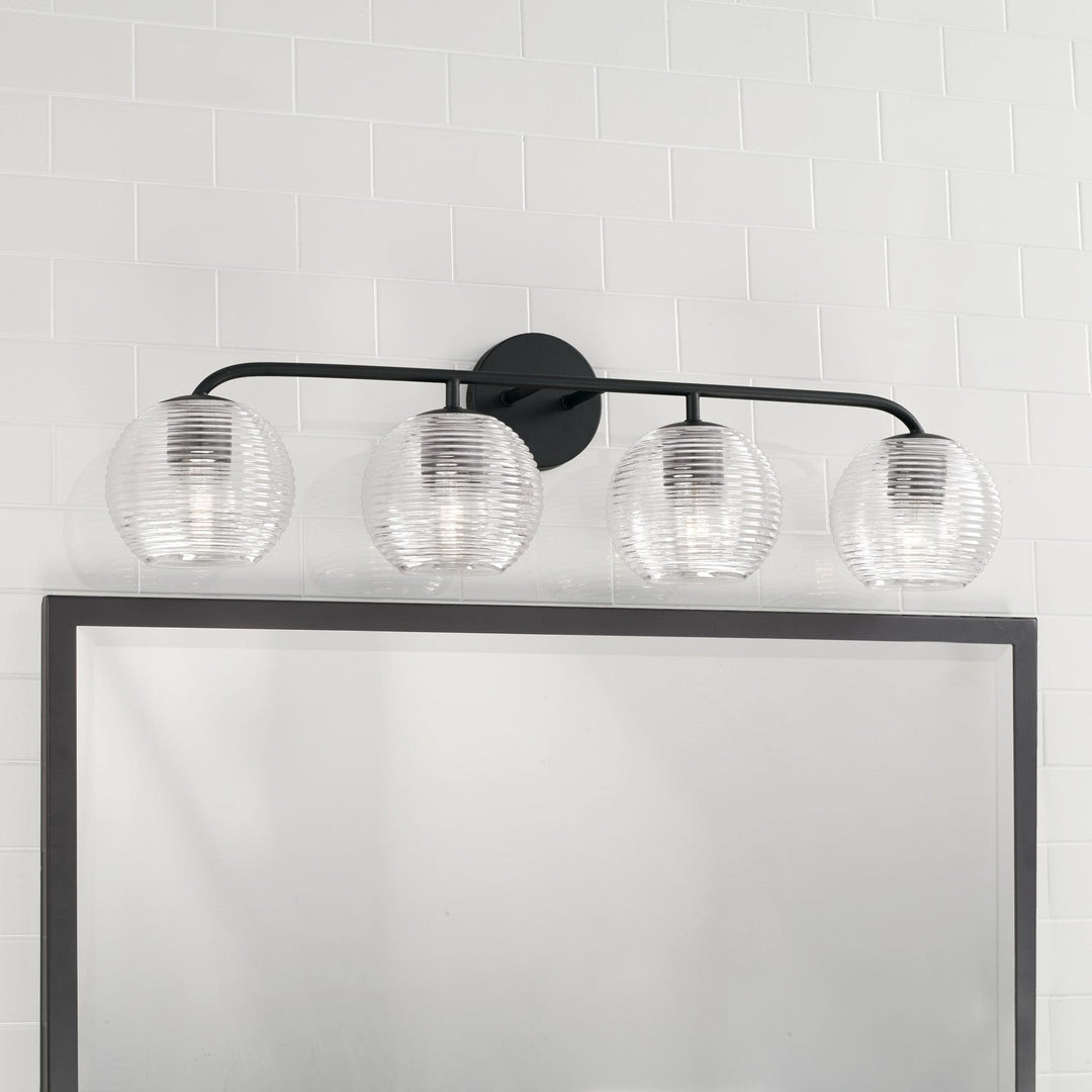 Capital Dolan 149941MB-544 Bath Vanity Light 34 in. wide - Matte Black