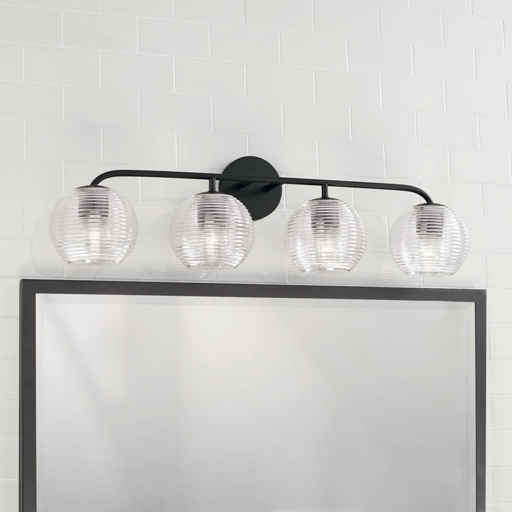 Capital Dolan 149941MB-544 Bath Vanity Light 34 in. wide - Matte Black