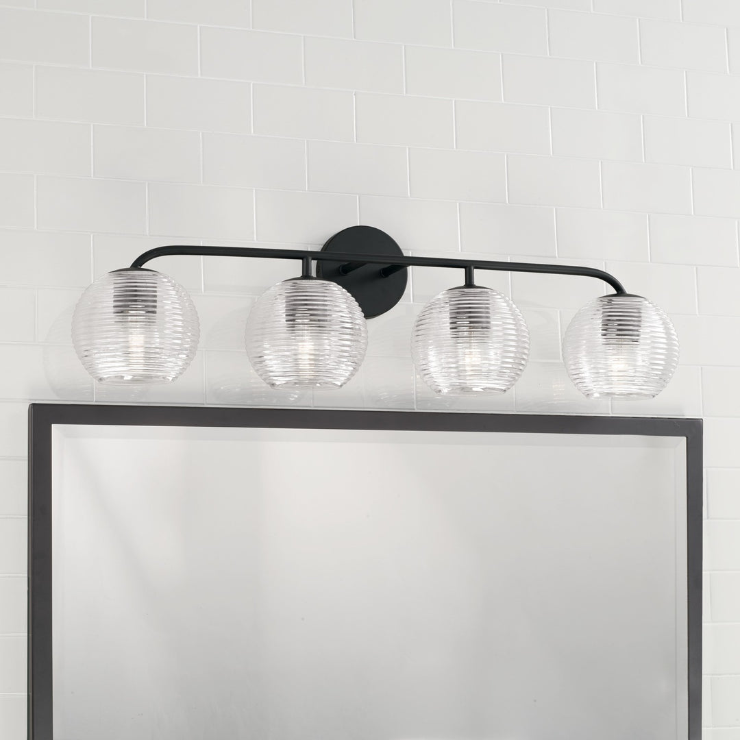 Capital Dolan 149941MB-544 Bath Vanity Light 34 in. wide - Matte Black