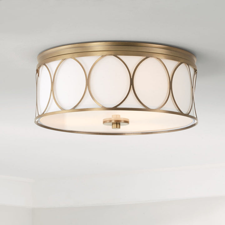 Capital Rylann 225131AD-683 Ceiling Light - Aged Brass