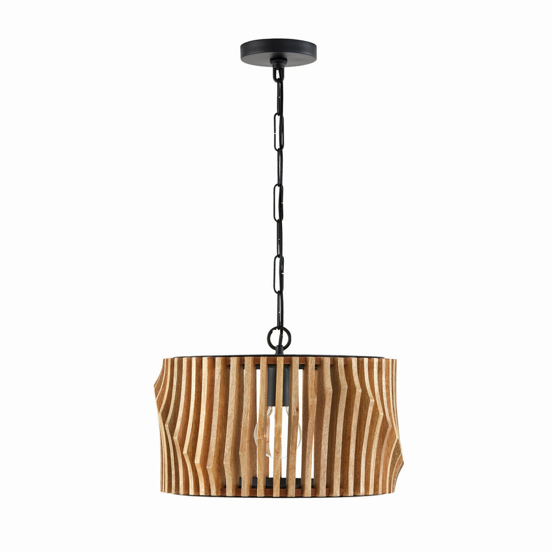 Capital Archer 244632WK Ceiling Light - Light Wood and Matte Black