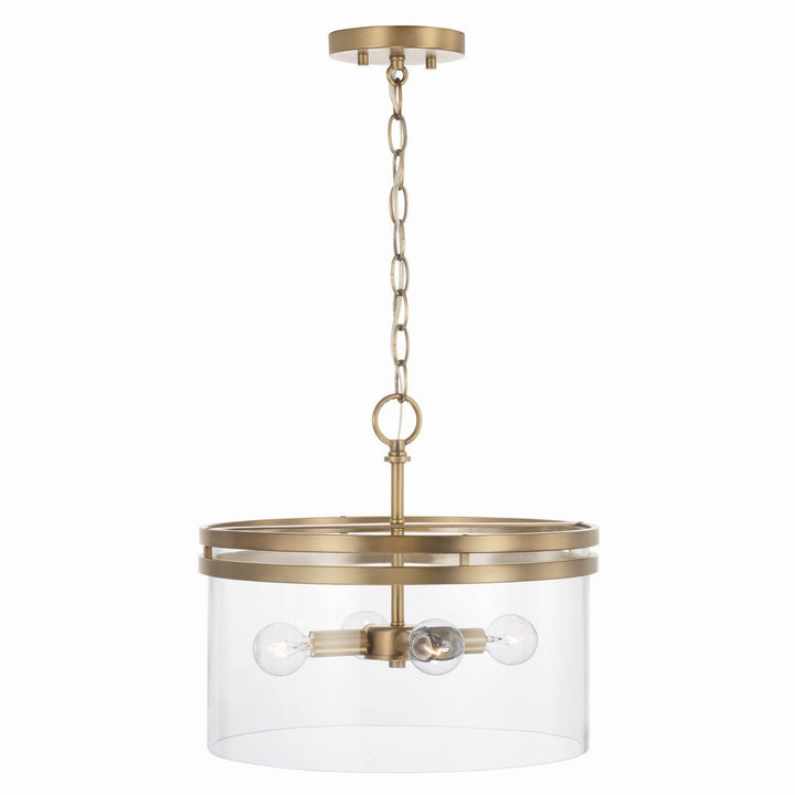 Capital Fuller 248741AD Ceiling Light - Aged Brass