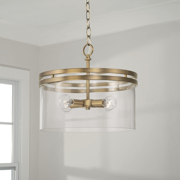 Capital Fuller 248741AD Ceiling Light - Aged Brass