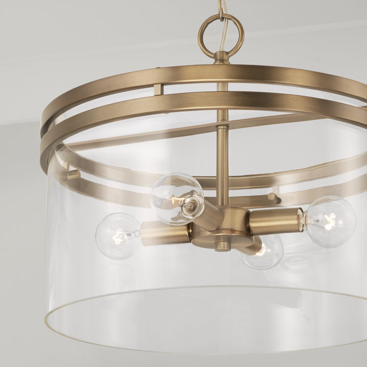 Capital Fuller 248741AD Ceiling Light - Aged Brass