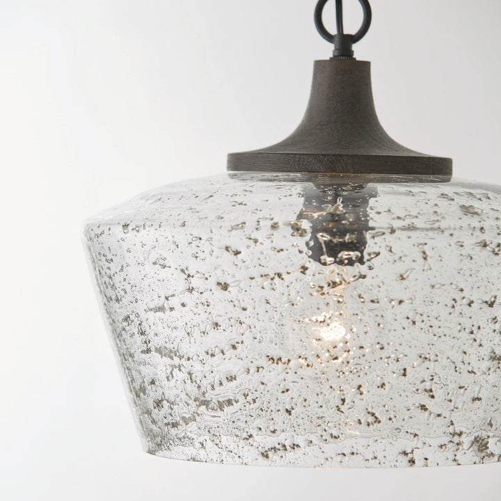 Capital Clive 347611CK Pendant Light - Carbon Grey and Black Iron