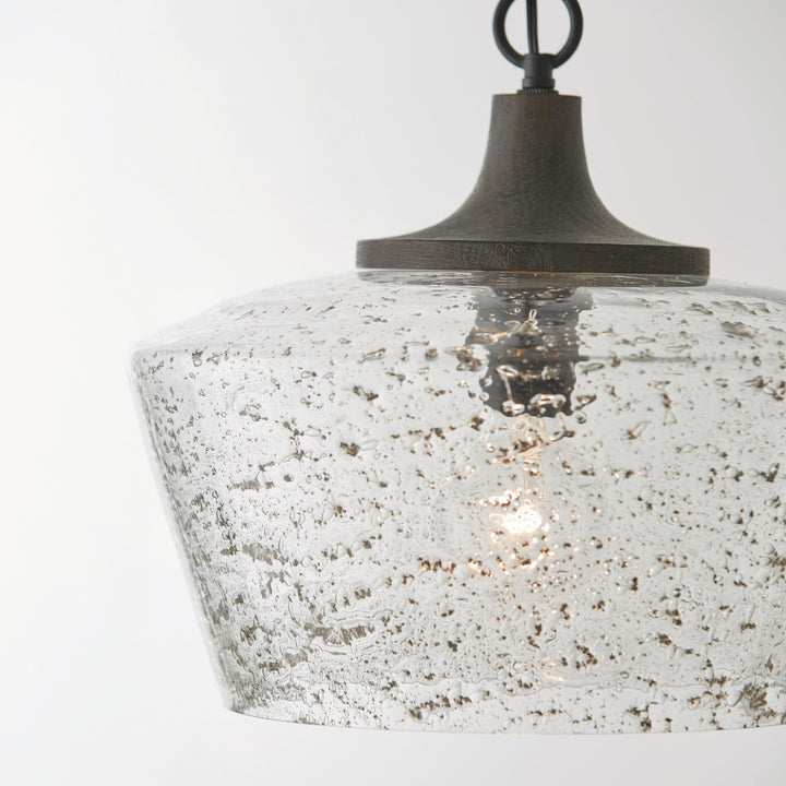 Capital Clive 347611CK Pendant Light - Carbon Grey and Black Iron
