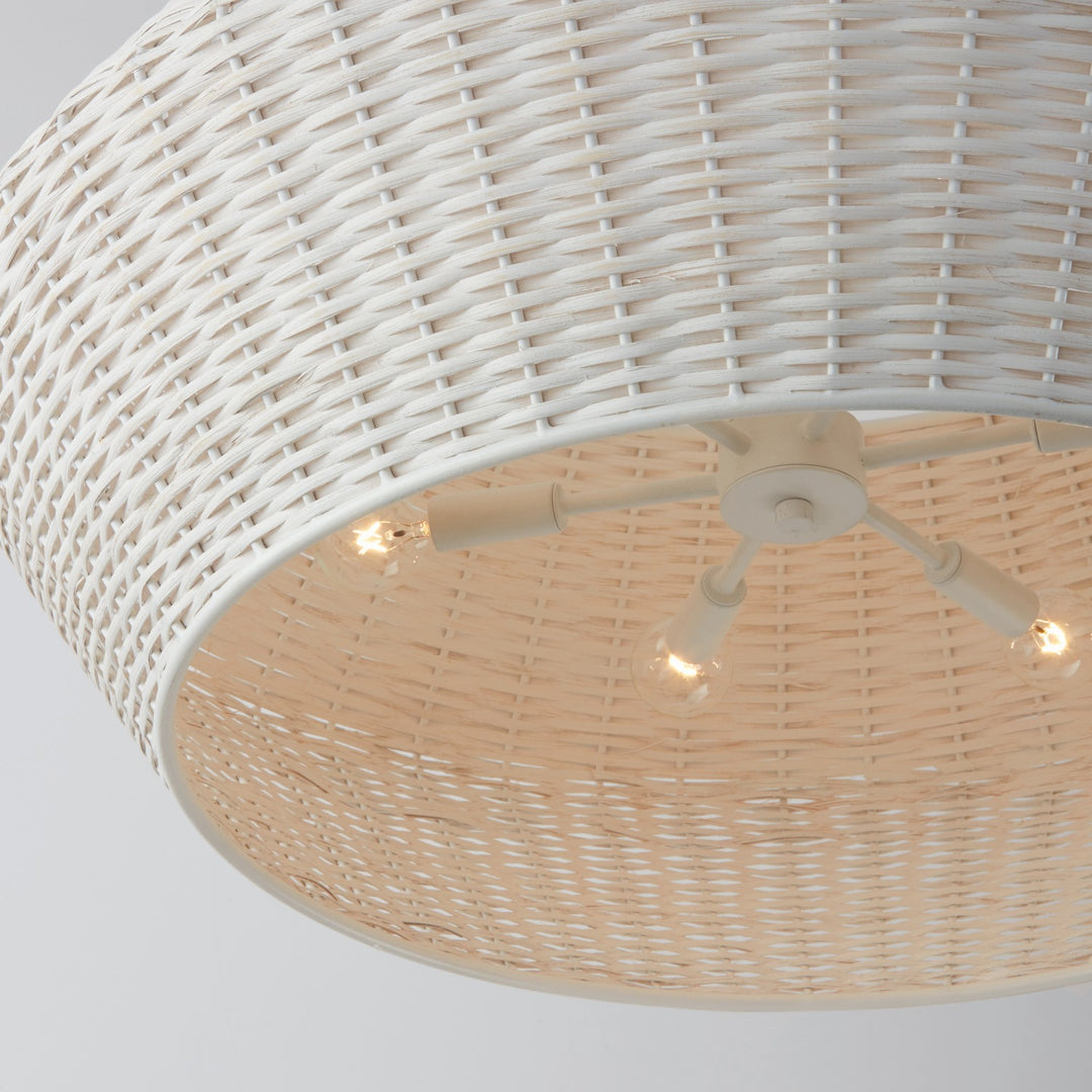 Capital Boca 347861HH Pendant Light - Chalk White
