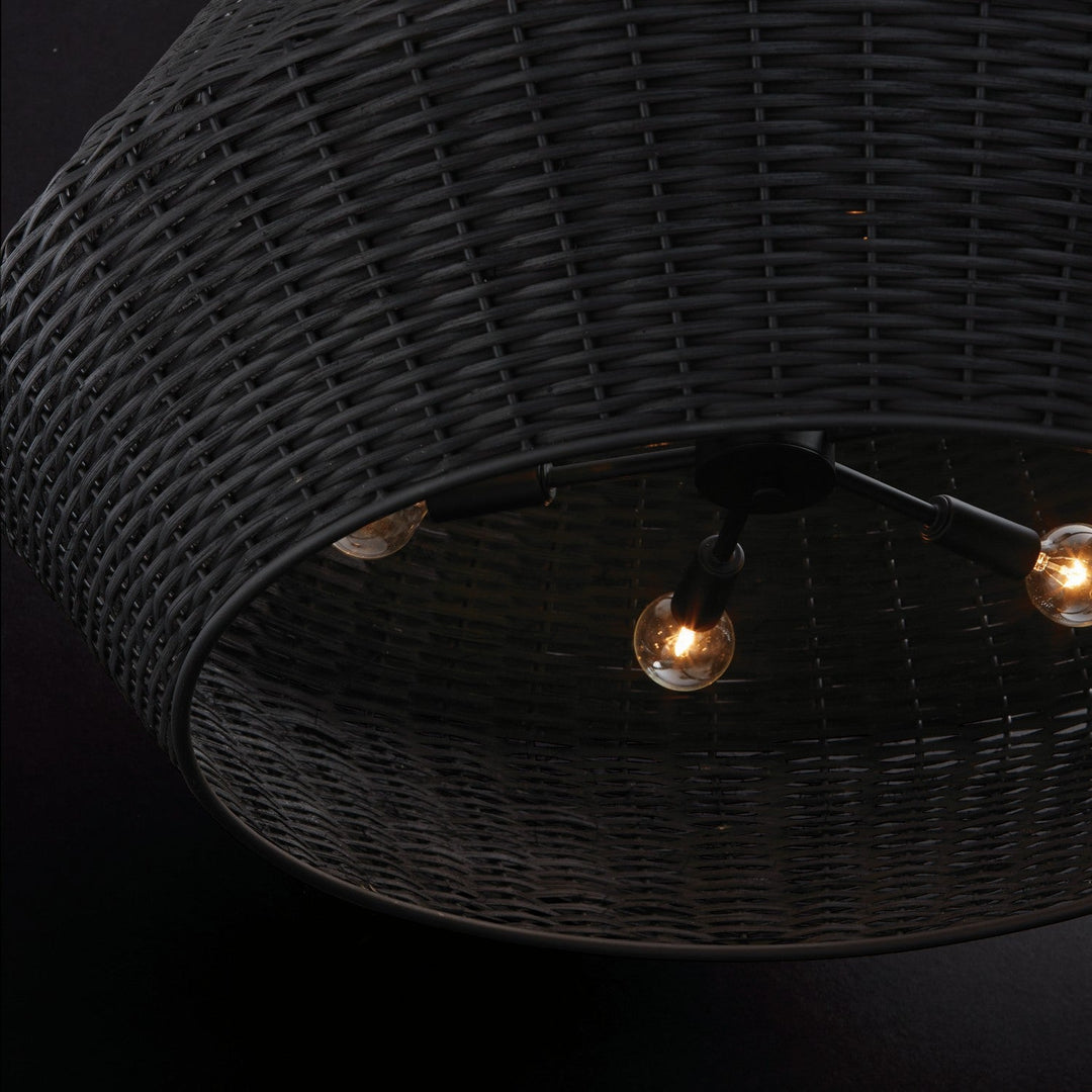Capital Boca 347861MB Pendant Light - Matte Black