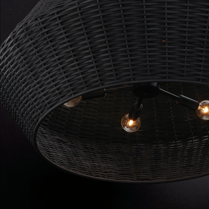 Capital Boca 347861MB Pendant Light - Matte Black