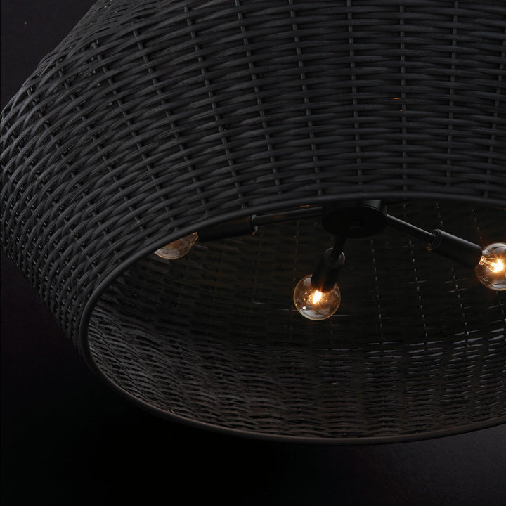 Capital Boca 347861MB Pendant Light - Matte Black