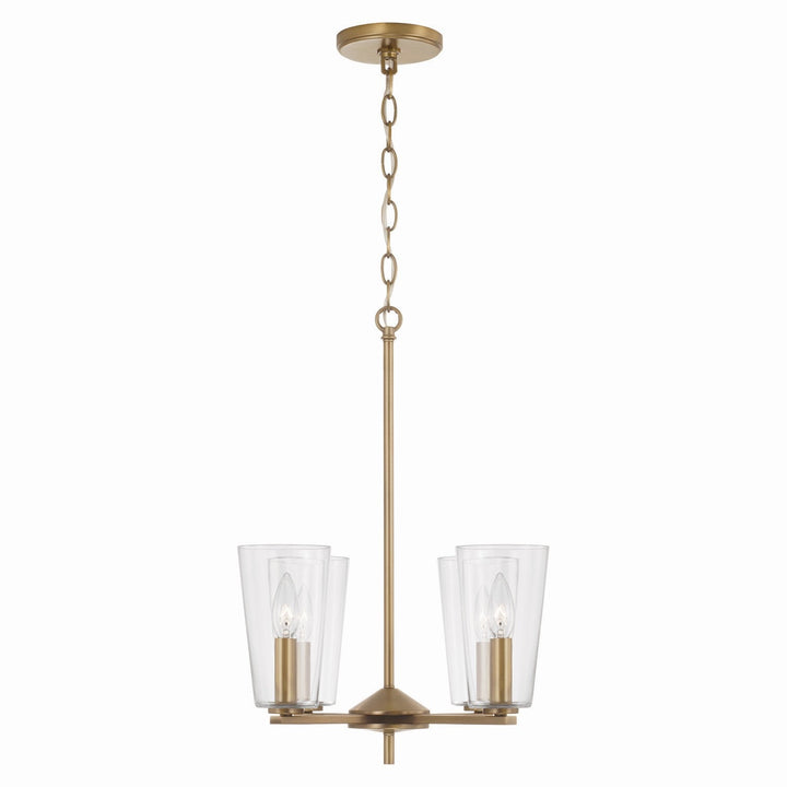 Capital Portman 348641AD-538 Chandelier Light - Aged Brass