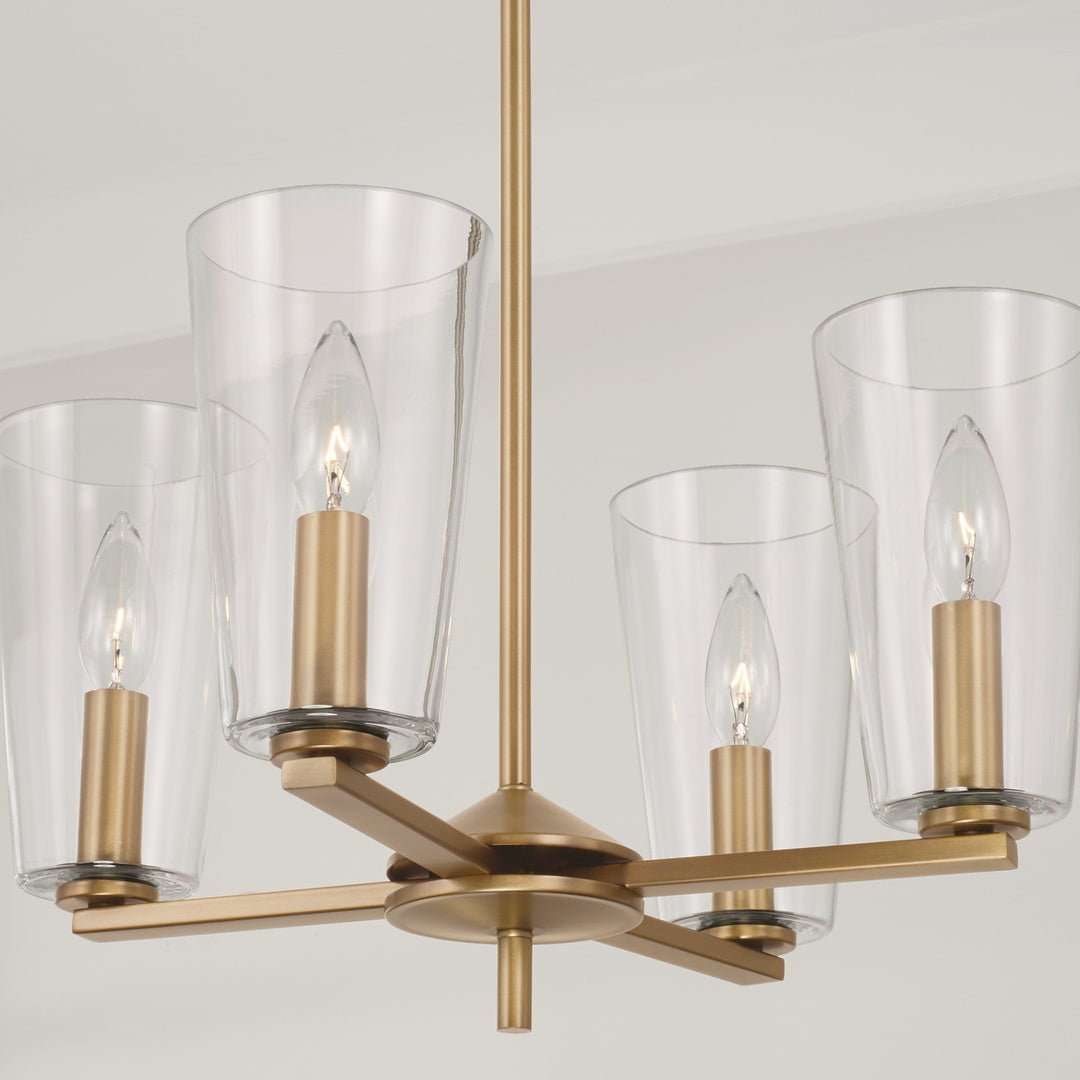 Capital Portman 348641AD-538 Chandelier Light - Aged Brass