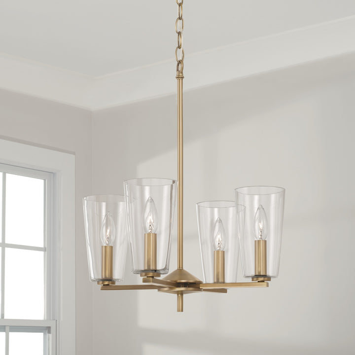 Capital Portman 348641AD-538 Chandelier Light - Aged Brass