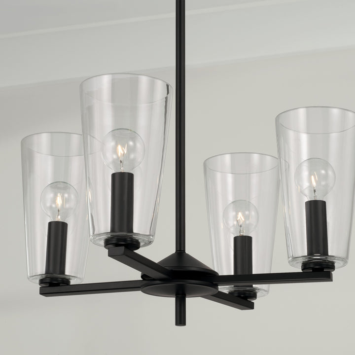 Capital Portman 348641MB-538 Chandelier Light - Matte Black