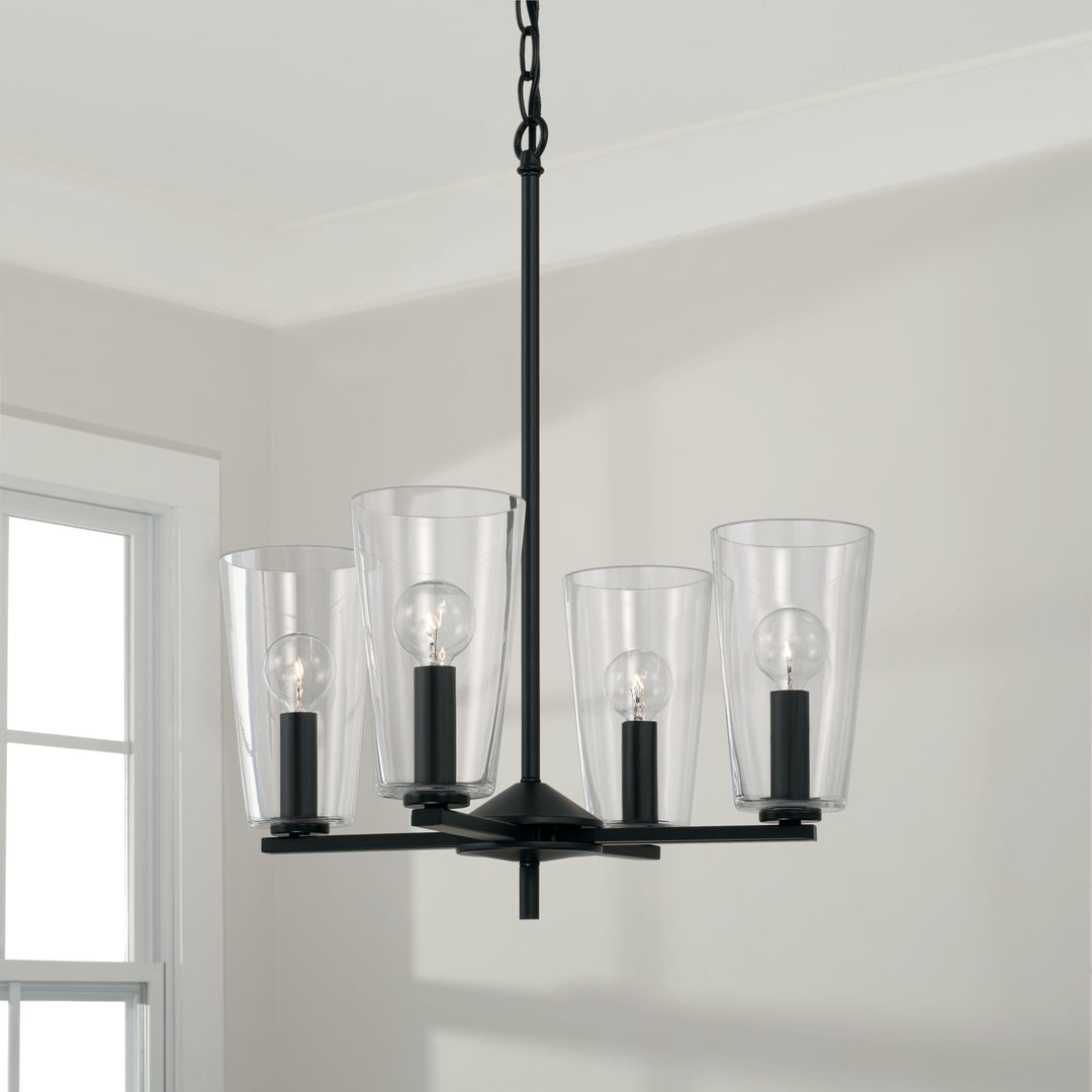 Capital Portman 348641MB-538 Chandelier Light - Matte Black