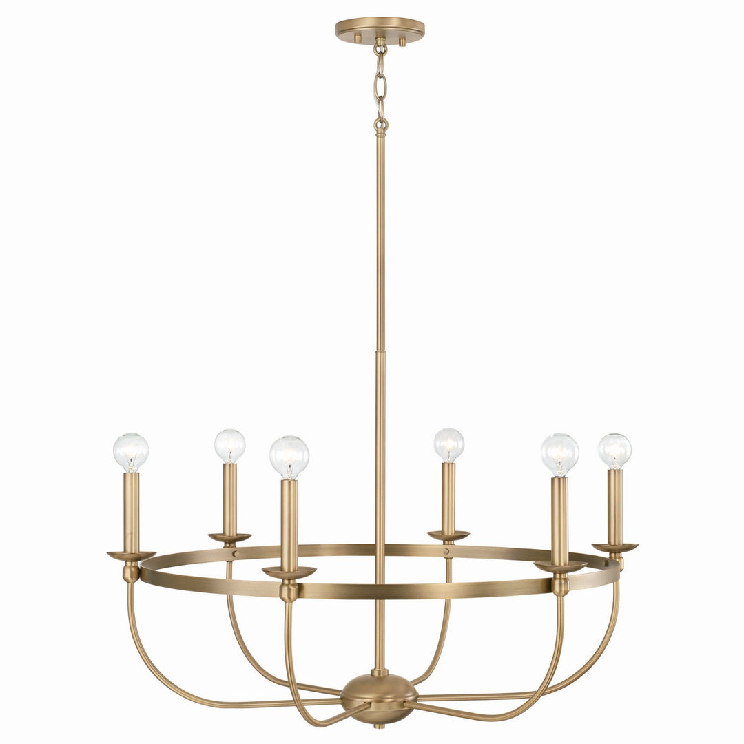 Capital Rylann 425161AD Chandelier Light - Aged Brass