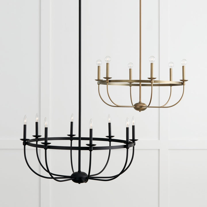 Capital Rylann 425161AD Chandelier Light - Aged Brass