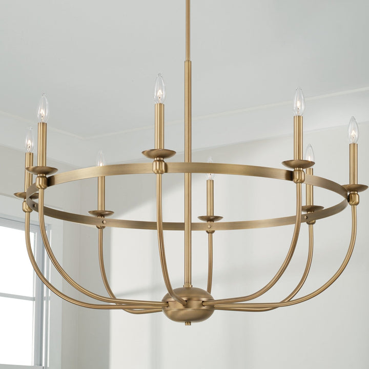 Capital Rylann 425181AD Chandelier Light - Aged Brass