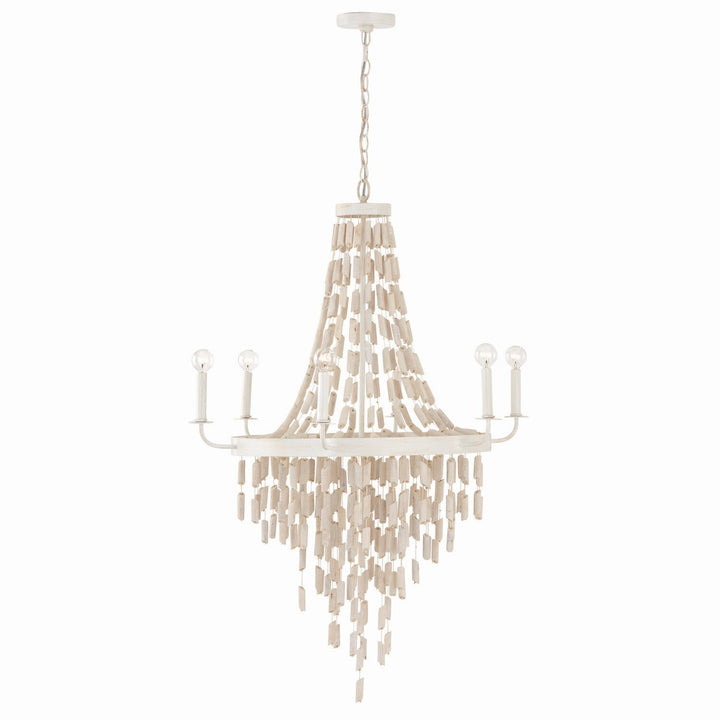 Capital Carissa 447761OW Chandelier Light - Organic White