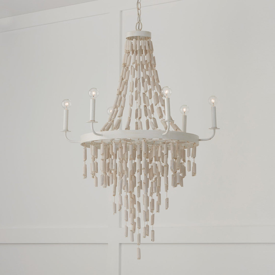 Capital Carissa 447761OW Chandelier Light - Organic White