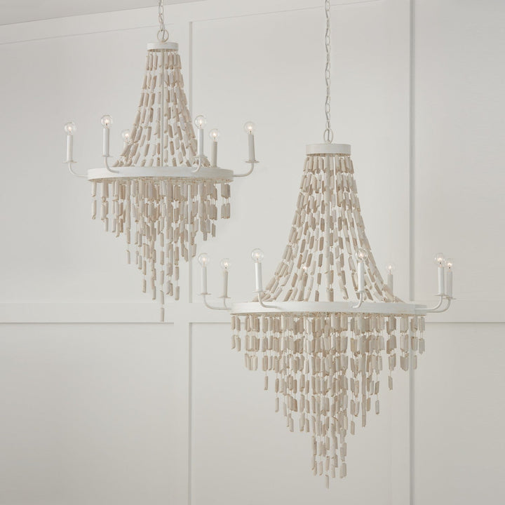 Capital Carissa 447761OW Chandelier Light - Organic White