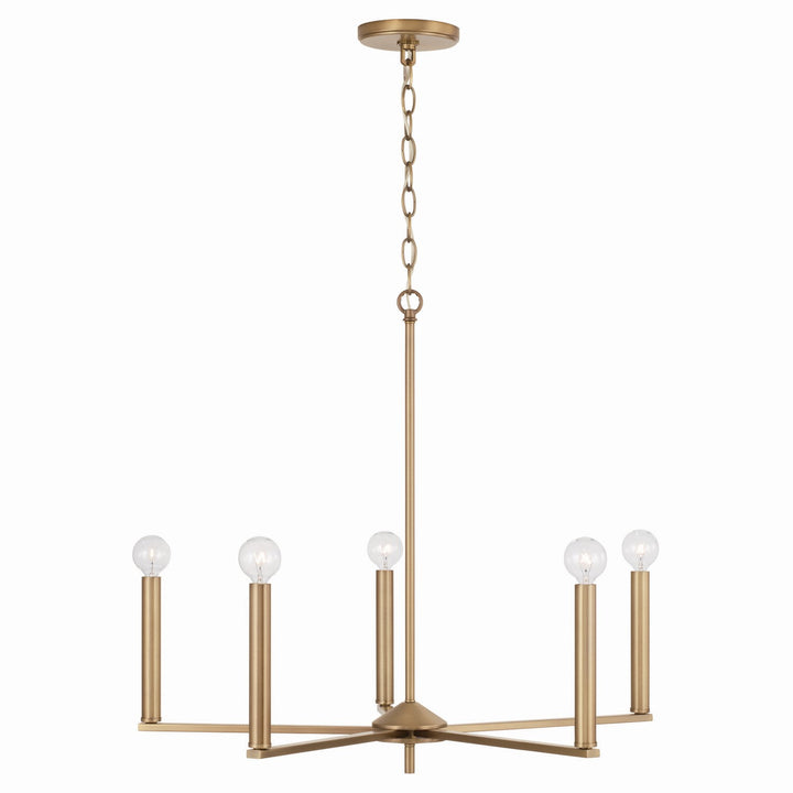 Capital Portman 448651AD Chandelier Light - Aged Brass