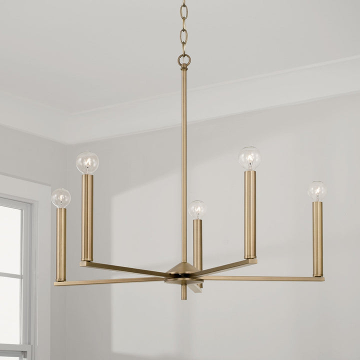 Capital Portman 448651AD Chandelier Light - Aged Brass