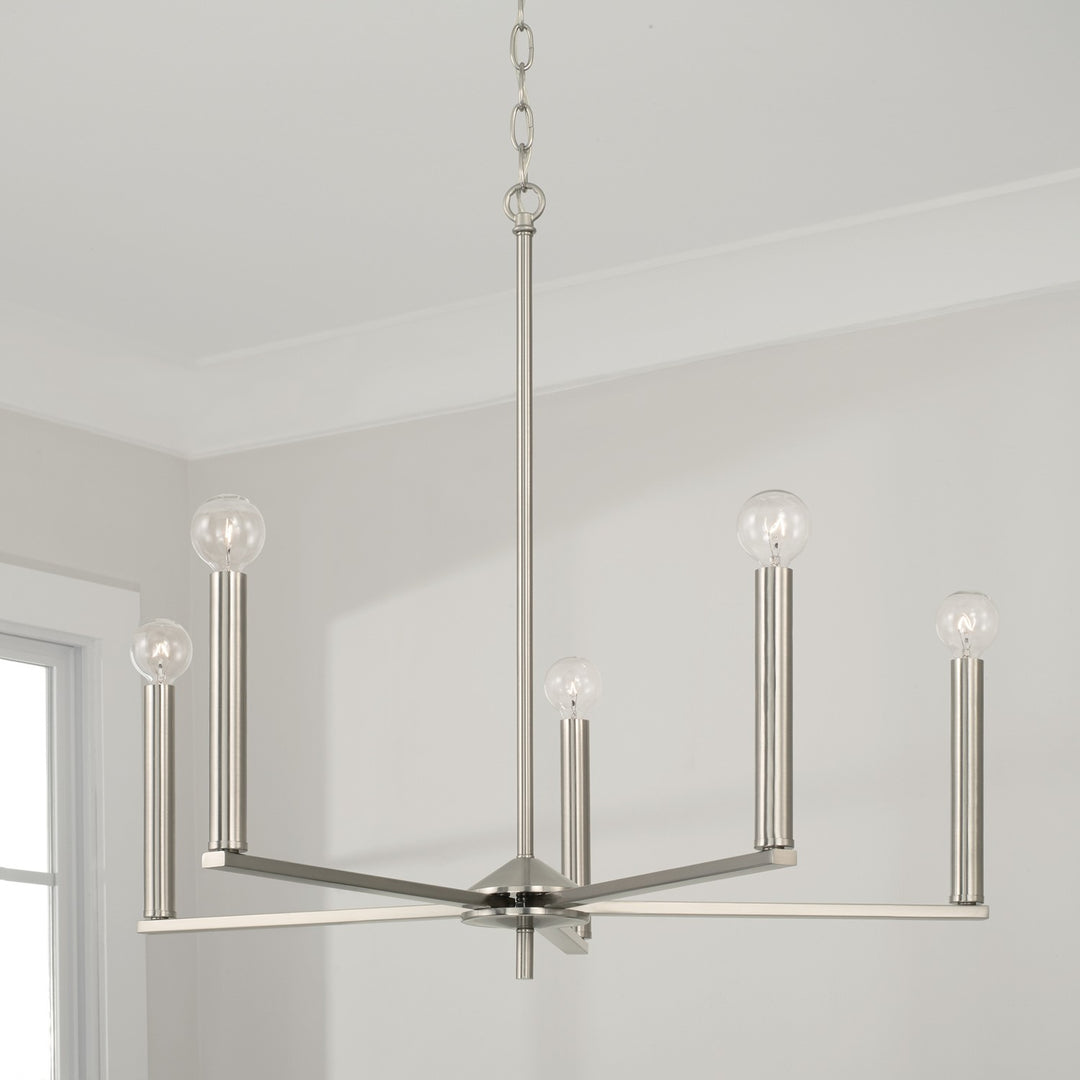 Capital Portman 448651BN Chandelier Light - Brushed Nickel