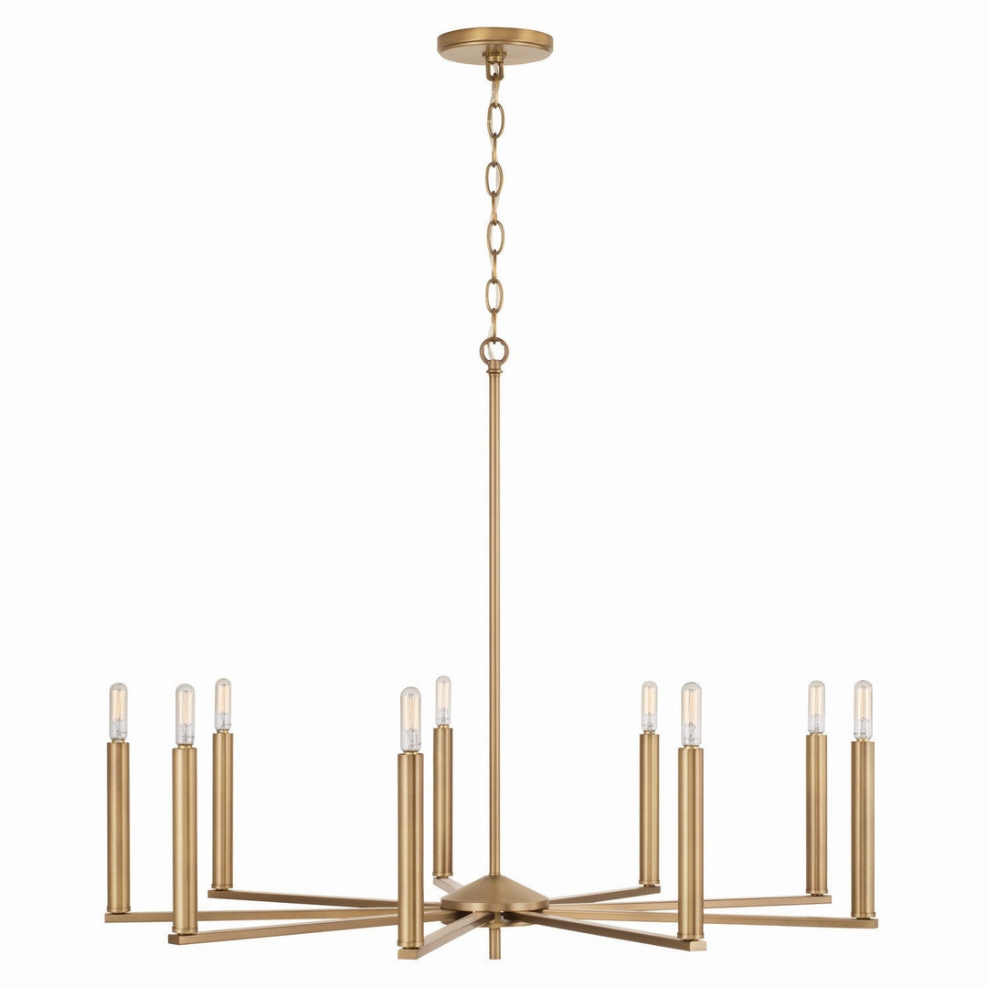 Capital Portman 448691AD Chandelier Light - Aged Brass