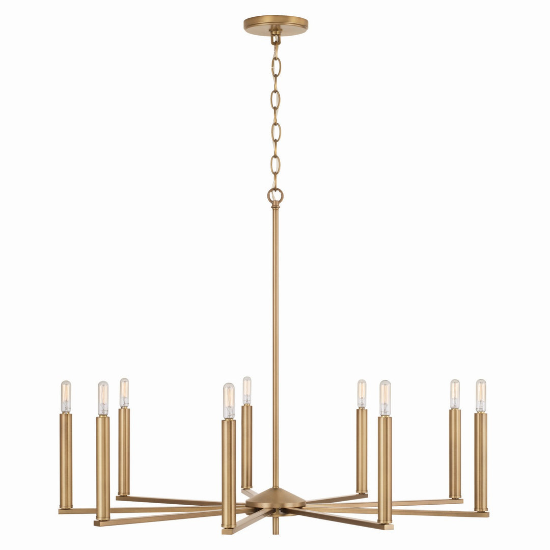 Capital Portman 448691AD Chandelier Light - Aged Brass