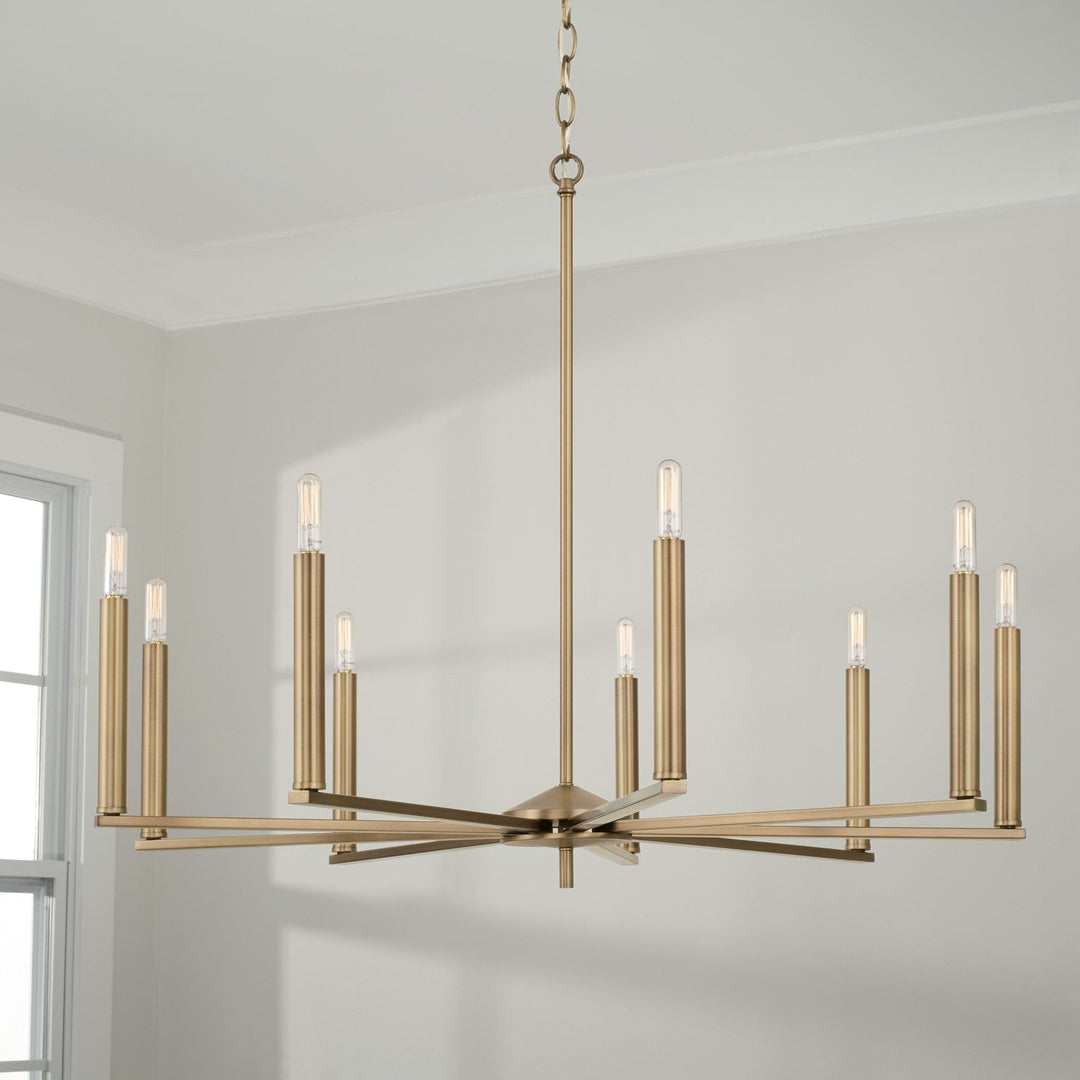 Capital Portman 448691AD Chandelier Light - Aged Brass