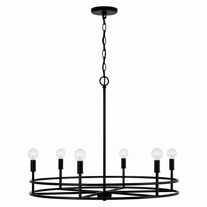 Capital Fuller 448761MB Chandelier Light - Matte Black