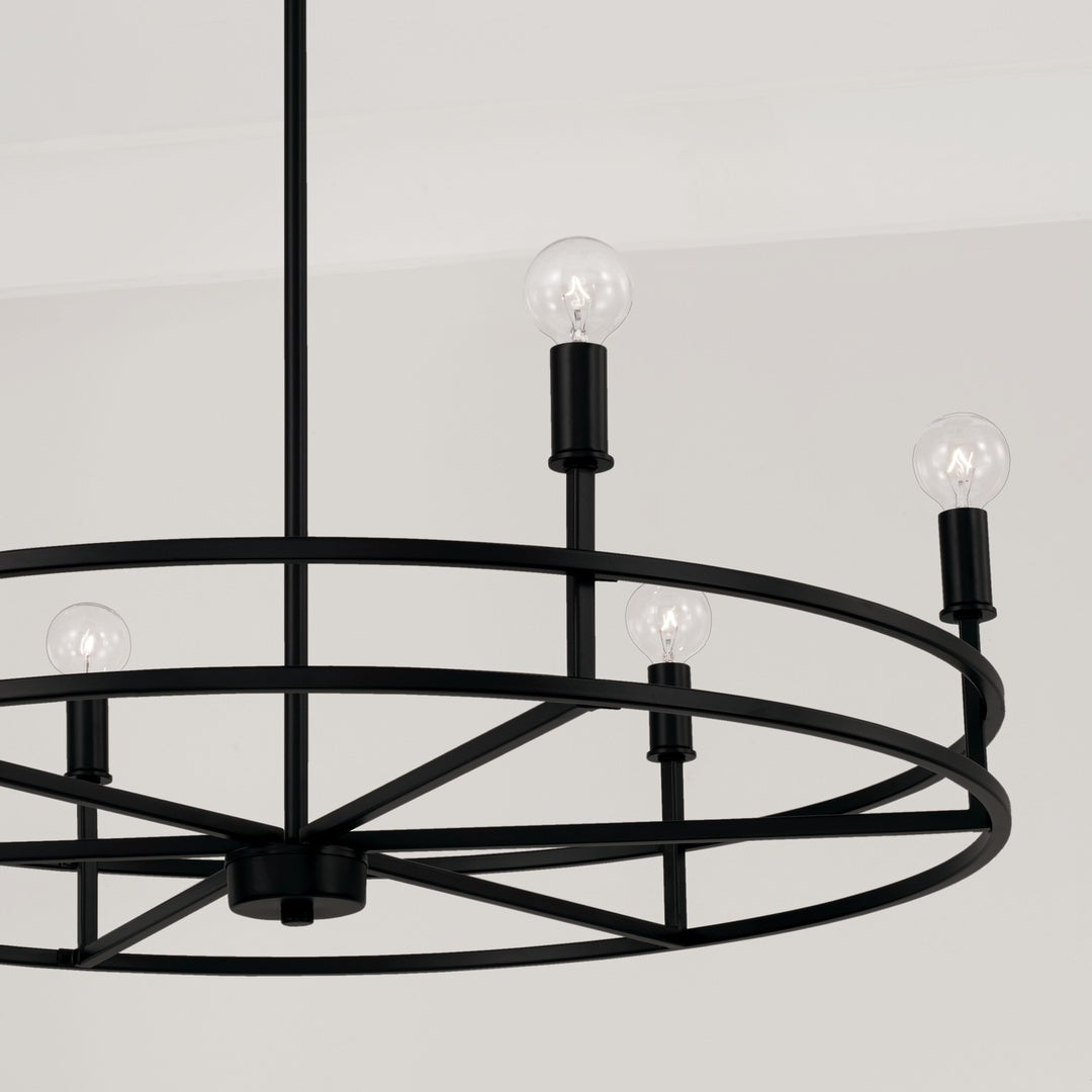 Capital Fuller 448761MB Chandelier Light - Matte Black