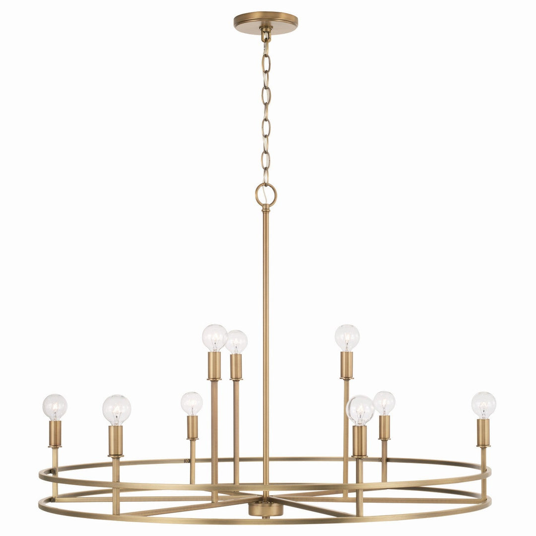 Capital Fuller 448791AD Chandelier Light - Aged Brass