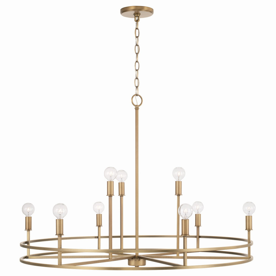Capital Fuller 448791AD Chandelier Light - Aged Brass