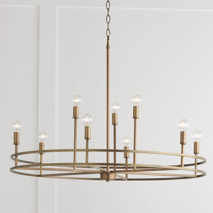 Capital Fuller 448791AD Chandelier Light - Aged Brass