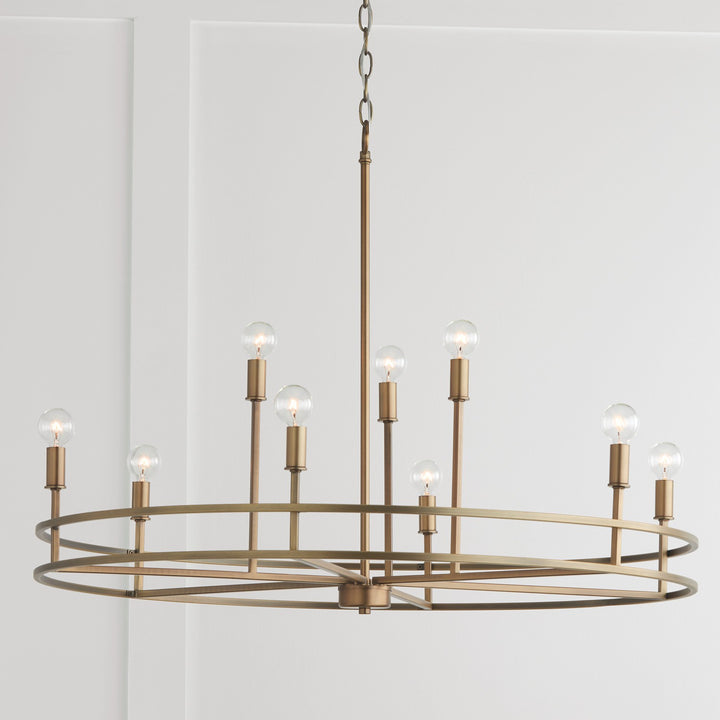 Capital Fuller 448791AD Chandelier Light - Aged Brass