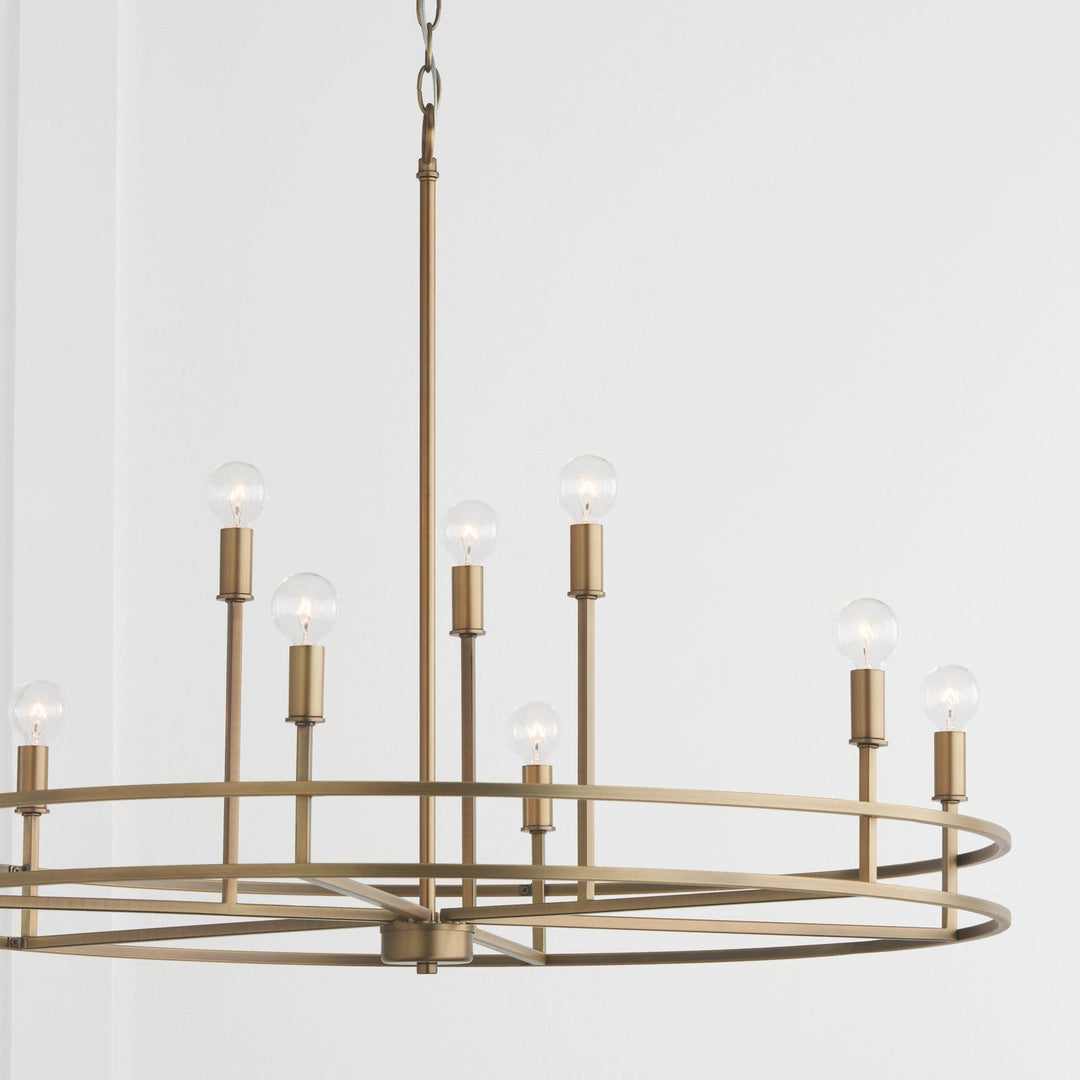 Capital Fuller 448791AD Chandelier Light - Aged Brass