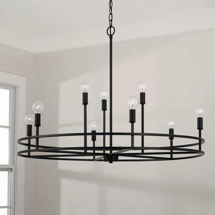 Capital Fuller 448791MB Chandelier Light - Matte Black