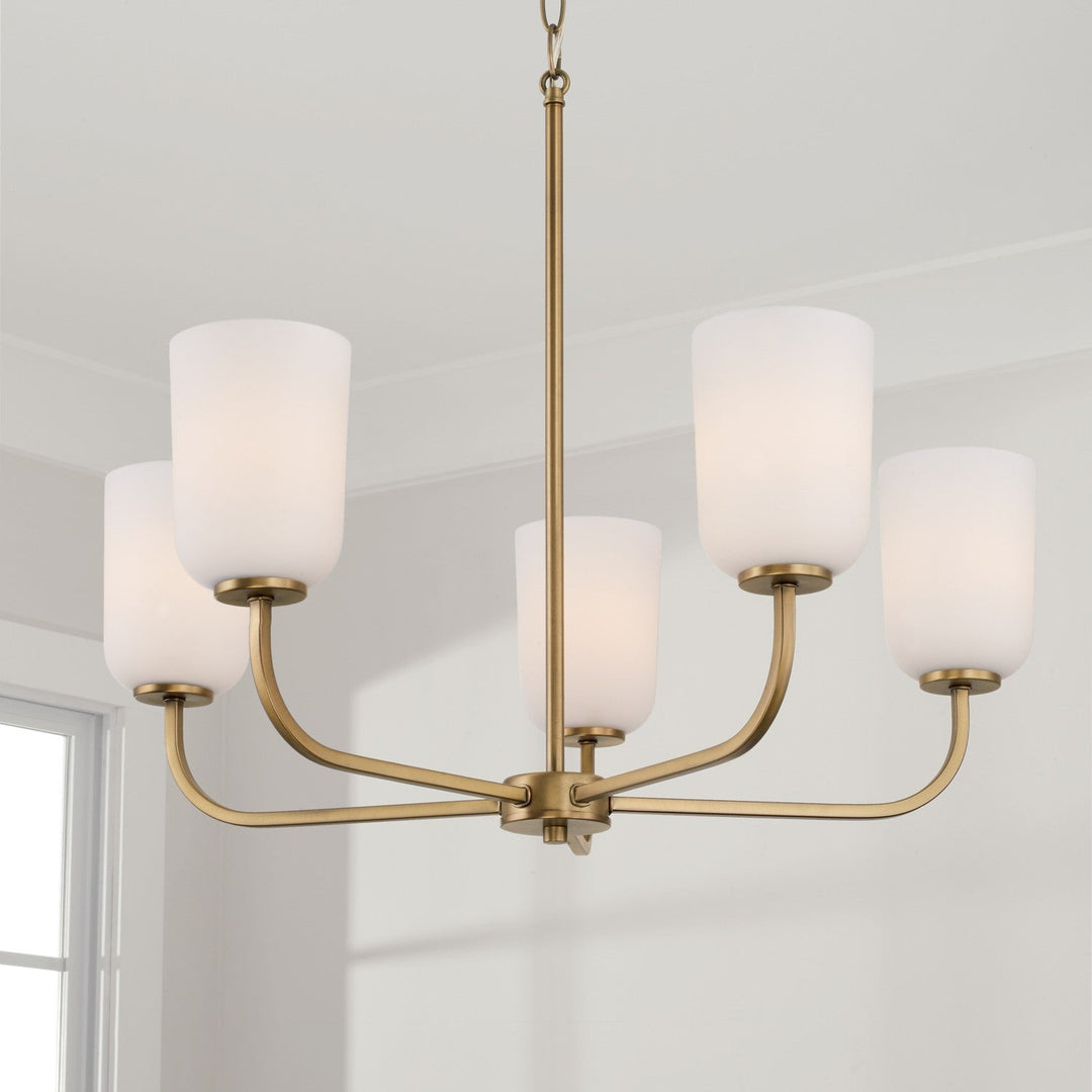 Capital Lawson 448851AD-542 Chandelier Light - Aged Brass