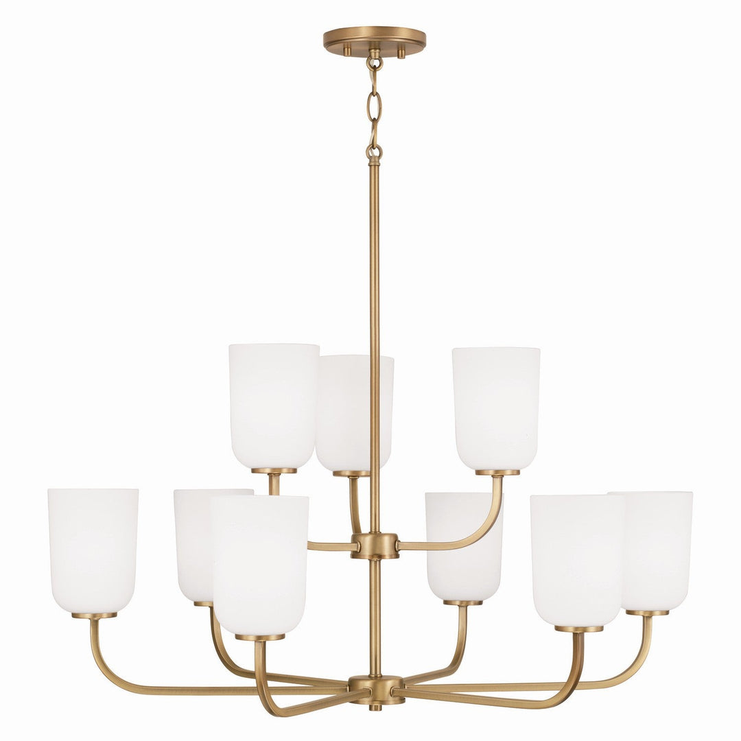 Capital Lawson 448891AD-542 Chandelier Light - Aged Brass