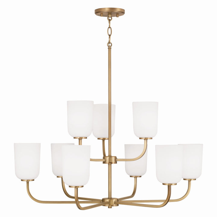 Capital Lawson 448891AD-542 Chandelier Light - Aged Brass