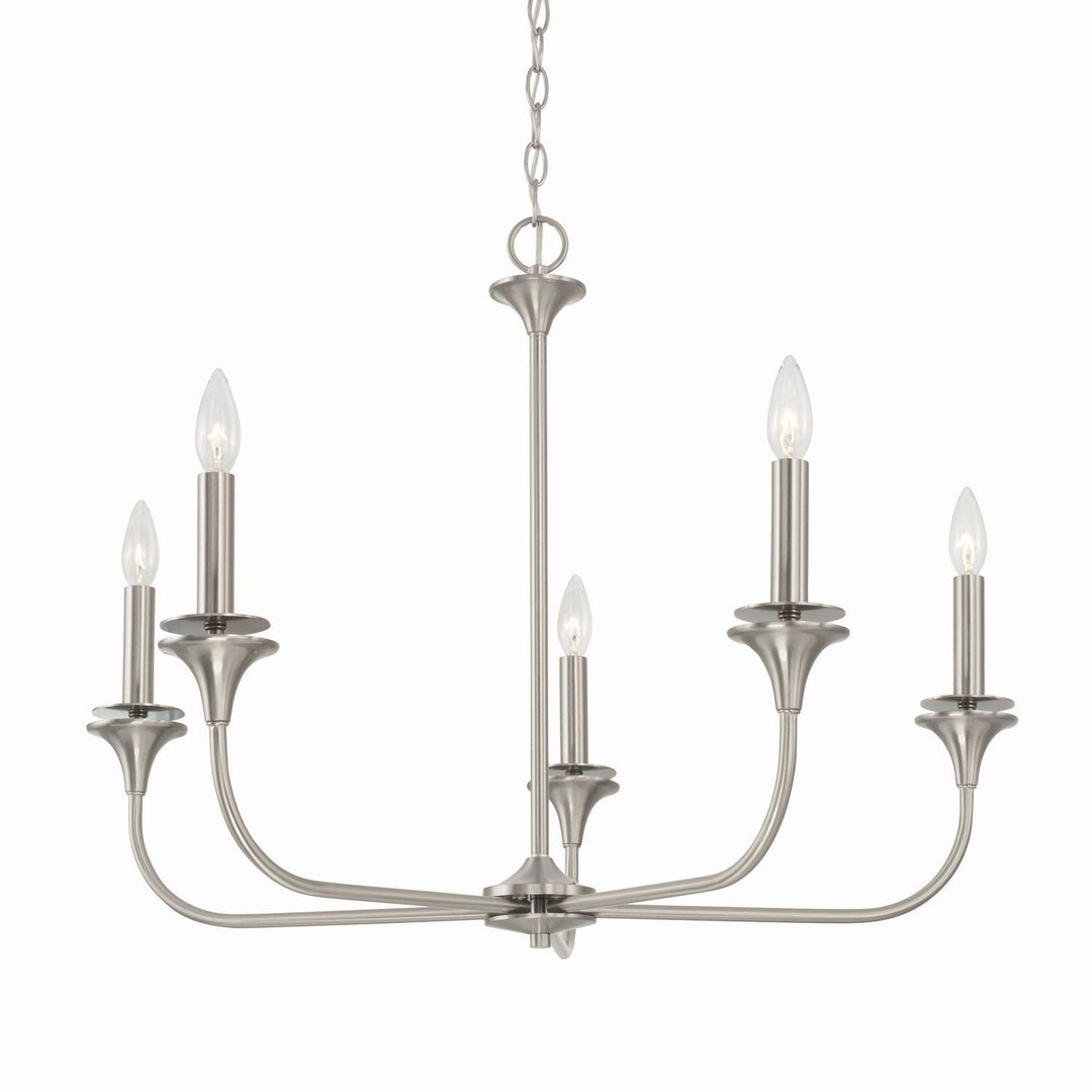 Capital Presley 448951BN Chandelier Light - Brushed Nickel