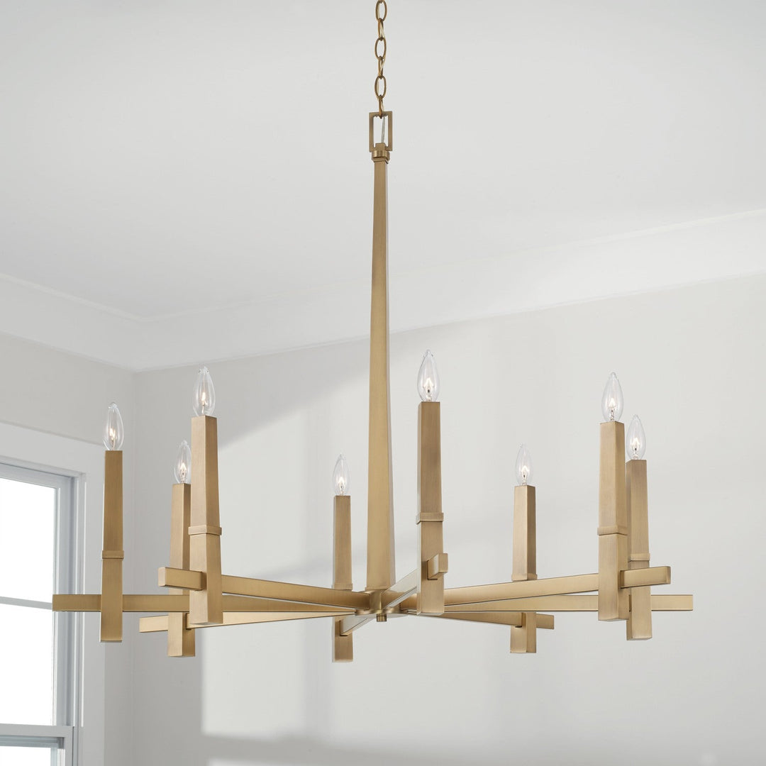 Capital Blake 449681AD Chandelier Light - Aged Brass