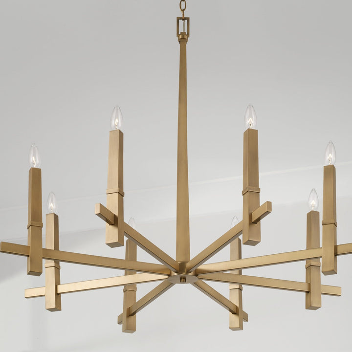 Capital Blake 449681AD Chandelier Light - Aged Brass