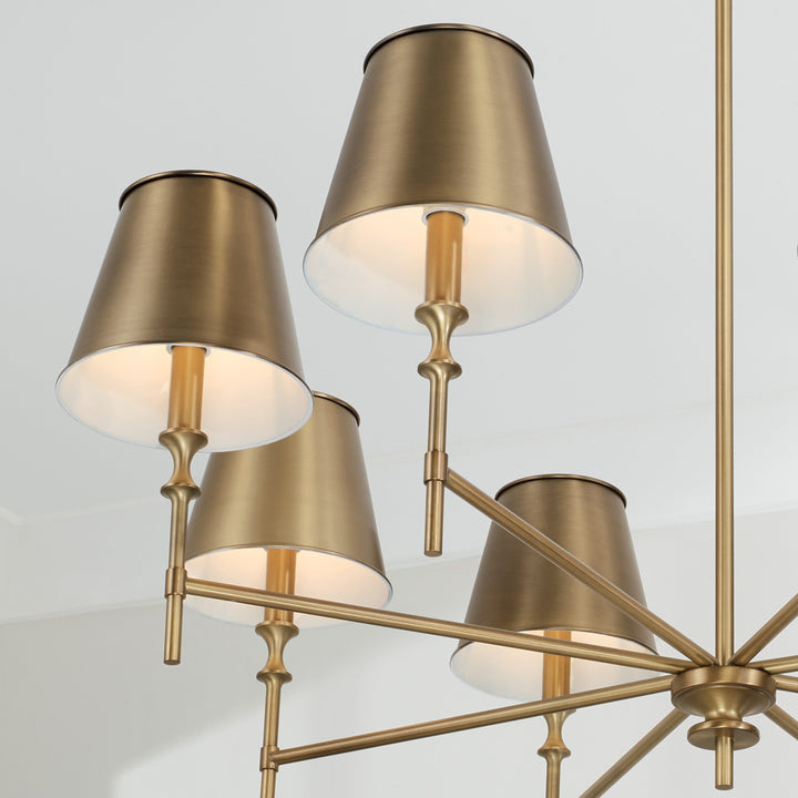 Capital Whitney 449781AD-707 Chandelier Light - Aged Brass