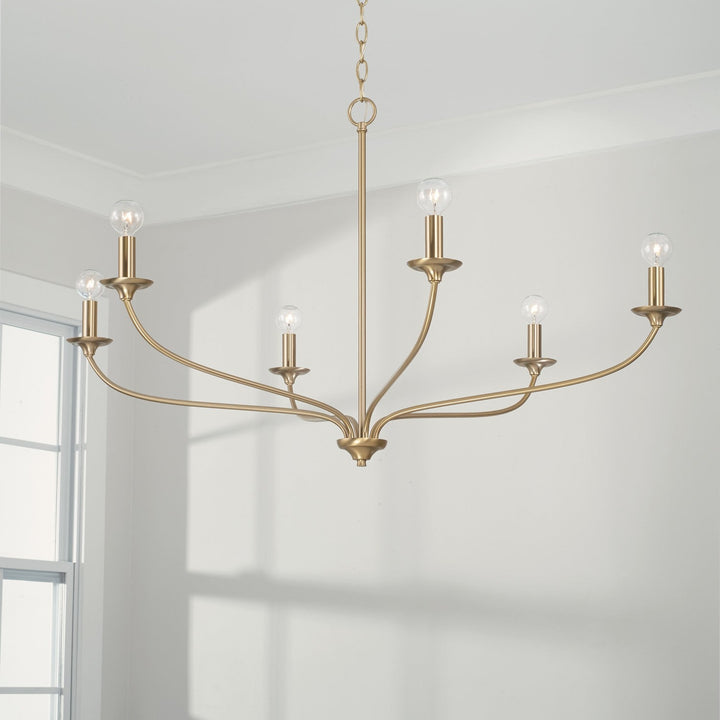 Capital Dolan 449961MA Chandelier Light - Matte Brass